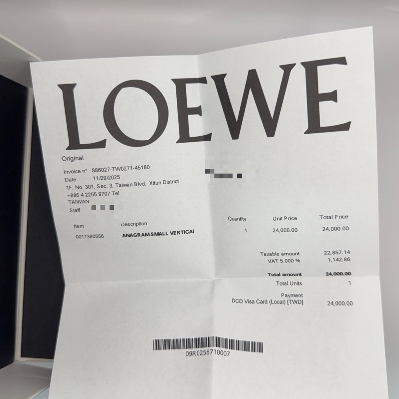 LOEWE 2025新色 三折錢包-14