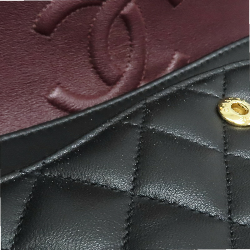 黑色 菱格紋 羊皮 COCO 25 肩背包 A01112【CHANEL 香奈兒】 A01112-18