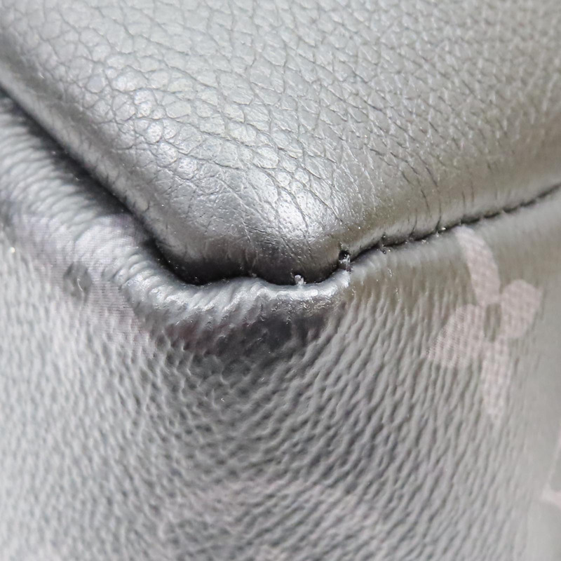 黑色 原花帆布 Saumur 後背包【LOUIS VUITTON LV 路易威登】 M45913-12