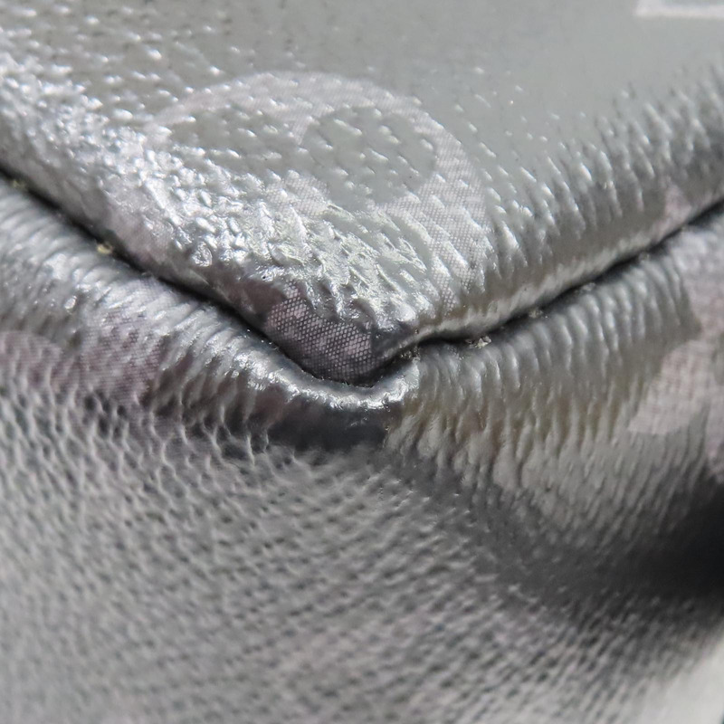 黑色 原花帆布 Saumur 後背包【LOUIS VUITTON LV 路易威登】 M45913-14