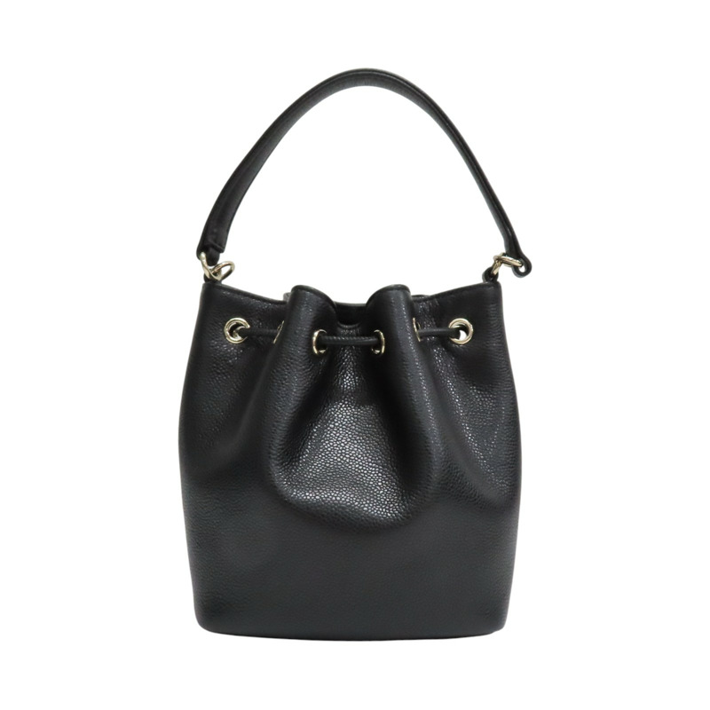 黑色 荔枝紋牛皮 Matelasse 迷你水桶包 肩背包 AP2913【CHANEL 香奈兒】 AP2913-1