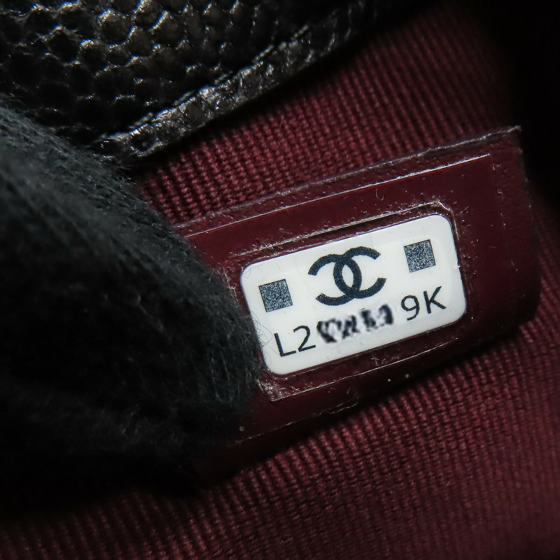 黑色 荔枝紋牛皮 Matelasse 迷你水桶包 肩背包 AP2913【CHANEL 香奈兒】 AP2913-8