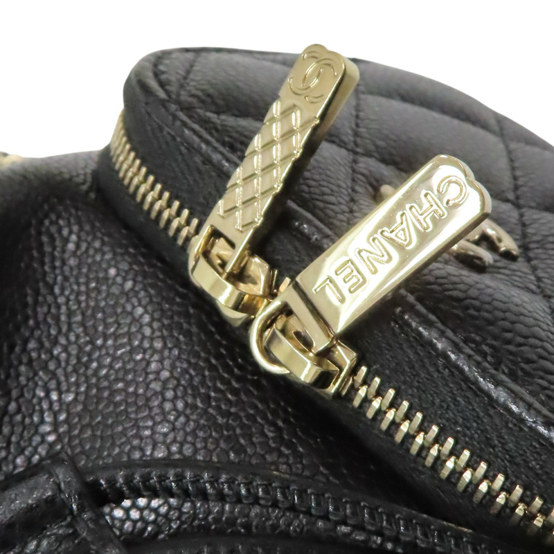 黑色 荔枝紋牛皮 Matelasse 迷你水桶包 肩背包 AP2913【CHANEL 香奈兒】 AP2913-11