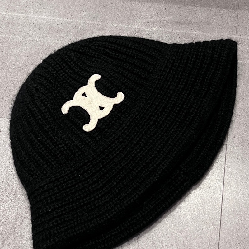 ✨稀少 黑色Celine 漁夫毛帽-1