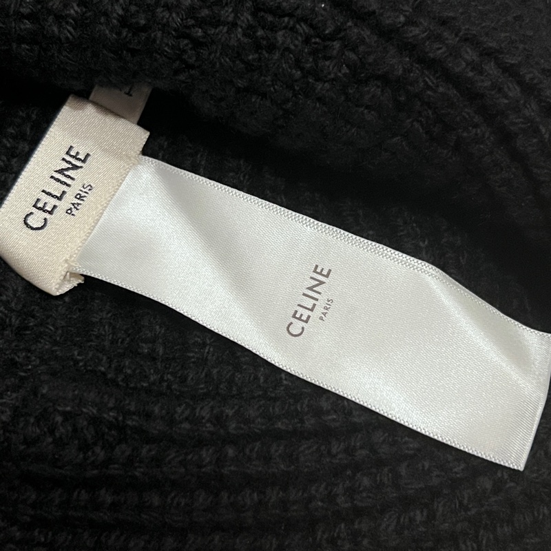 ✨稀少 黑色Celine 漁夫毛帽-11