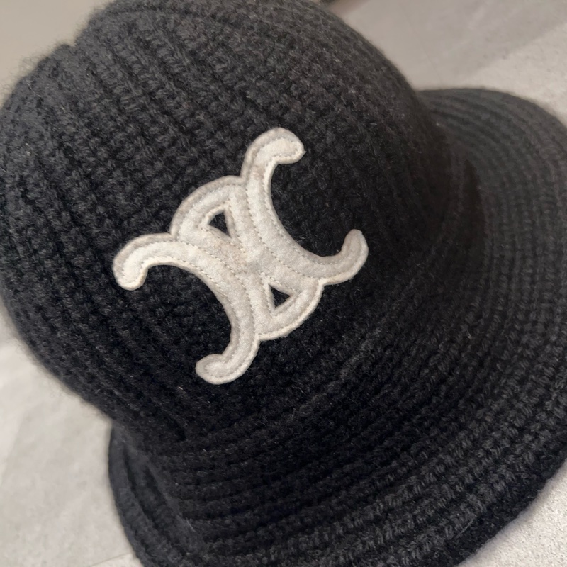 ✨稀少 黑色Celine 漁夫毛帽-26