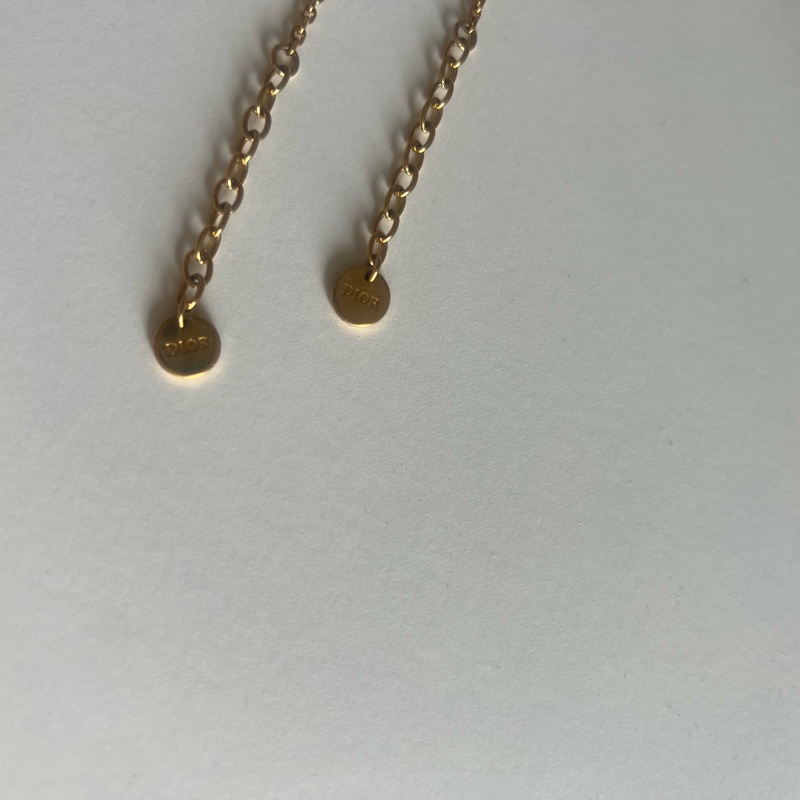 Dior手鍊 Dior雙鏈條手鏈 Dior水鑽CD字母星星手鏈 Dior手鏈星星雙手鏈 專櫃三萬多-12