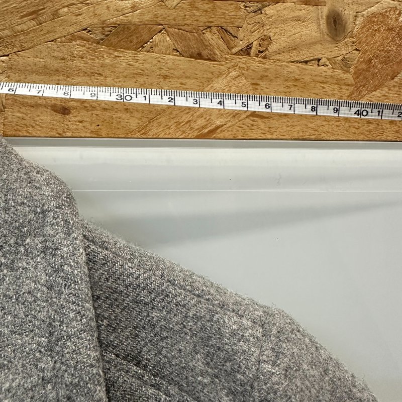 【美收精品】BURBERRY灰色絨布大衣 4-790-9