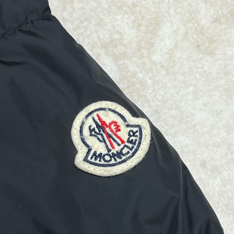 Moncler連帽羽絨外套 內拼裸粉色-4