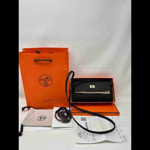 愛馬仕Hermes Kellytogo 閒置新黑金 B刻帶票