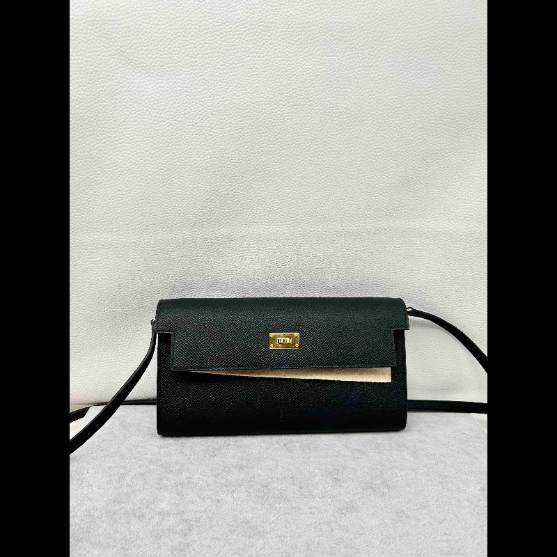 愛馬仕Hermes Kellytogo 閒置新黑金 B刻帶票-5