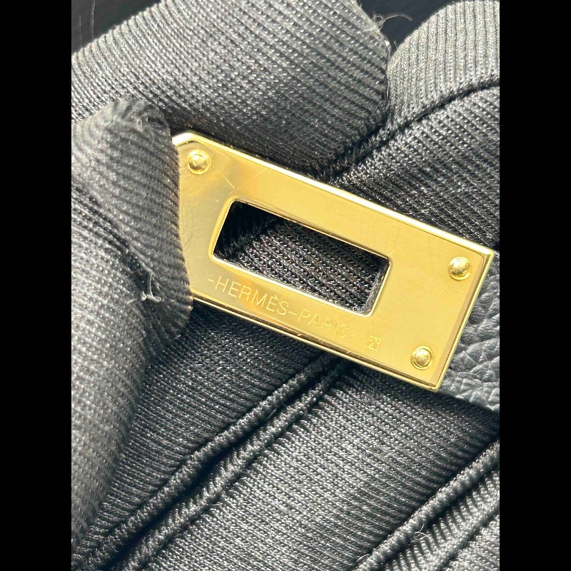 愛馬仕Hermes Kellytogo 閒置新黑金 B刻帶票-17