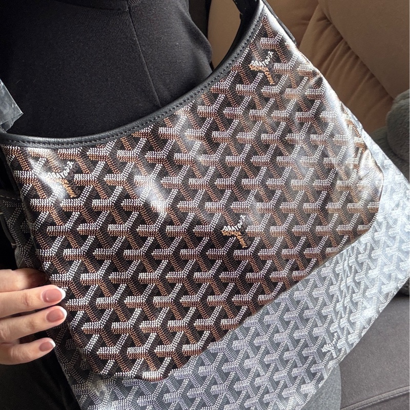 全新goyard mini hobo 黑色2026.1.20正本發票-2
