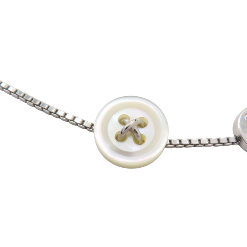 銀色鍍金 DIOR button charm 鈕扣 項鍊【Dior 迪奧 】-8