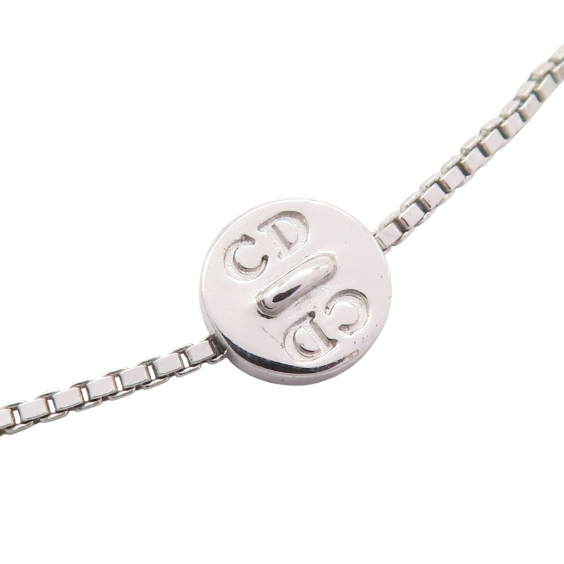 銀色鍍金 DIOR button charm 鈕扣 項鍊【Dior 迪奧 】-9