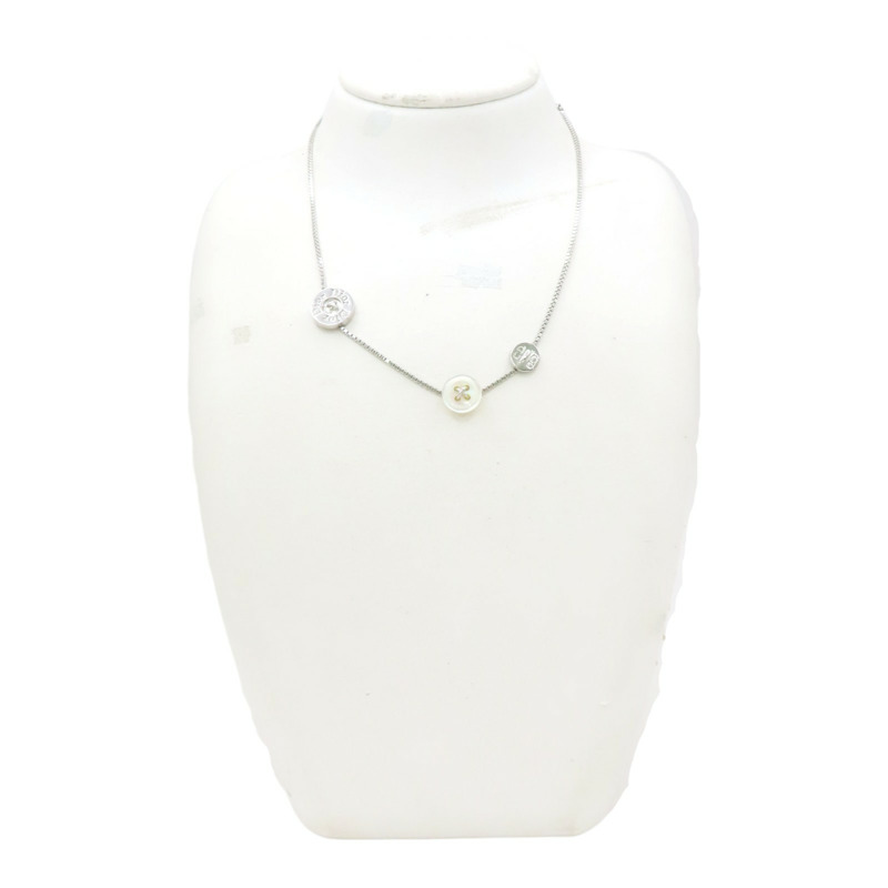 銀色鍍金 DIOR button charm 鈕扣 項鍊【Dior 迪奧 】-14