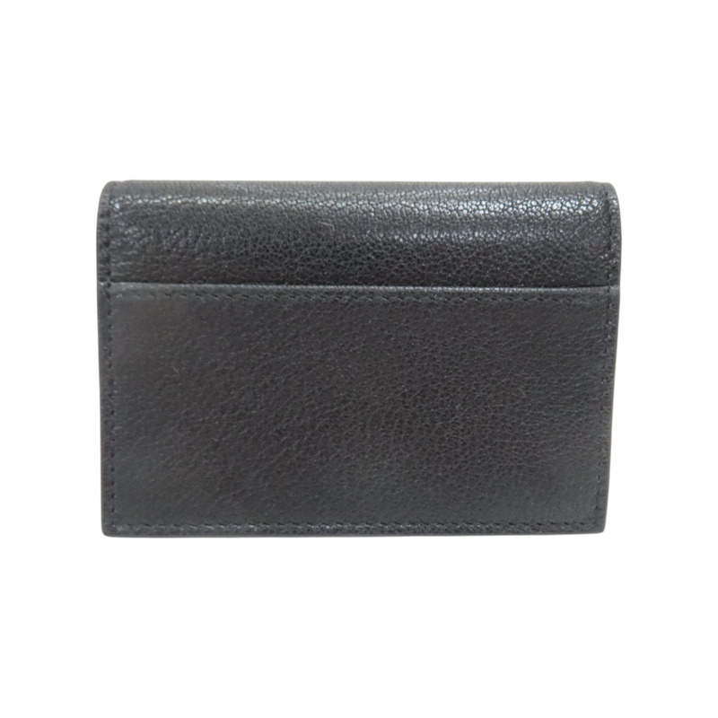 黑色 牛皮 扣式 Saddle Card Holder 短夾 卡夾 名片夾【Dior 迪奧】 S5611CCEH-1