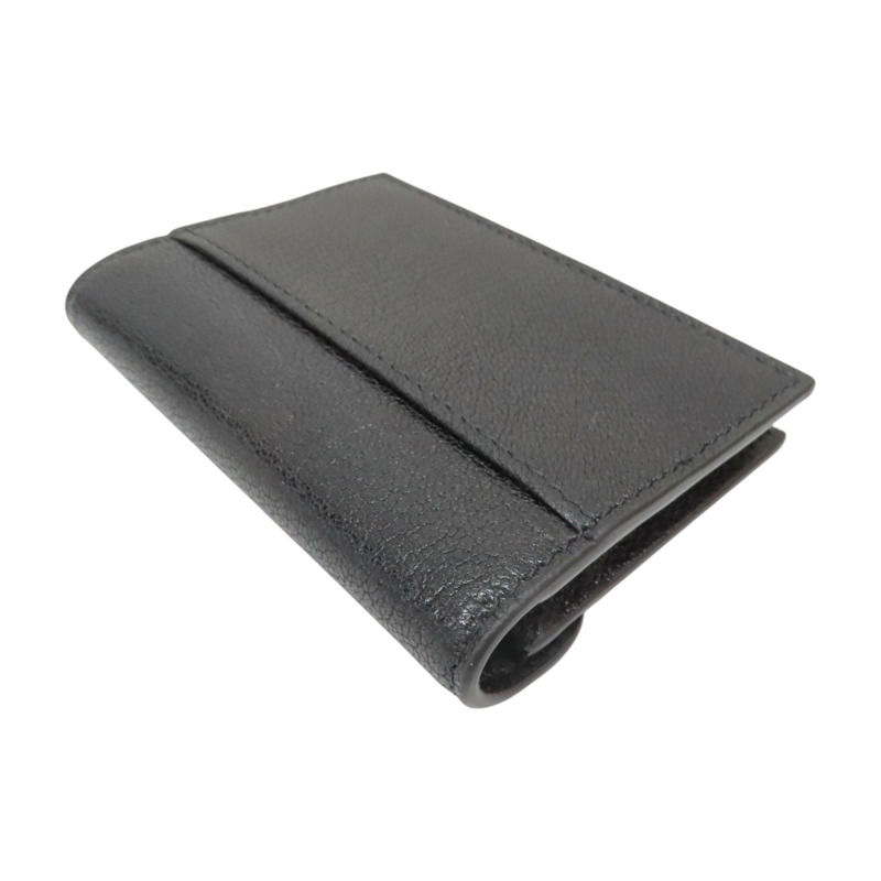 黑色 牛皮 扣式 Saddle Card Holder 短夾 卡夾 名片夾【Dior 迪奧】 S5611CCEH-3