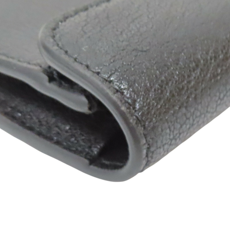 黑色 牛皮 扣式 Saddle Card Holder 短夾 卡夾 名片夾【Dior 迪奧】 S5611CCEH-10