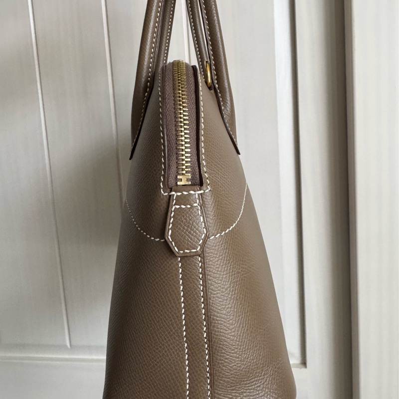 Hermes Bolide27大象灰金釦-6