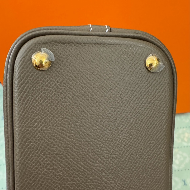 Hermes Bolide27大象灰金釦-19