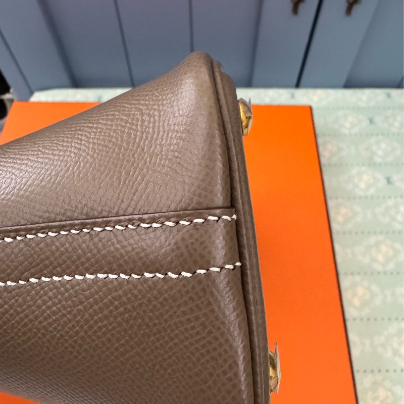 Hermes Bolide27大象灰金釦-22
