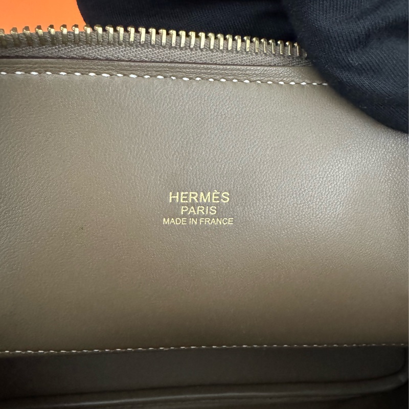 Hermes Bolide27大象灰金釦-26
