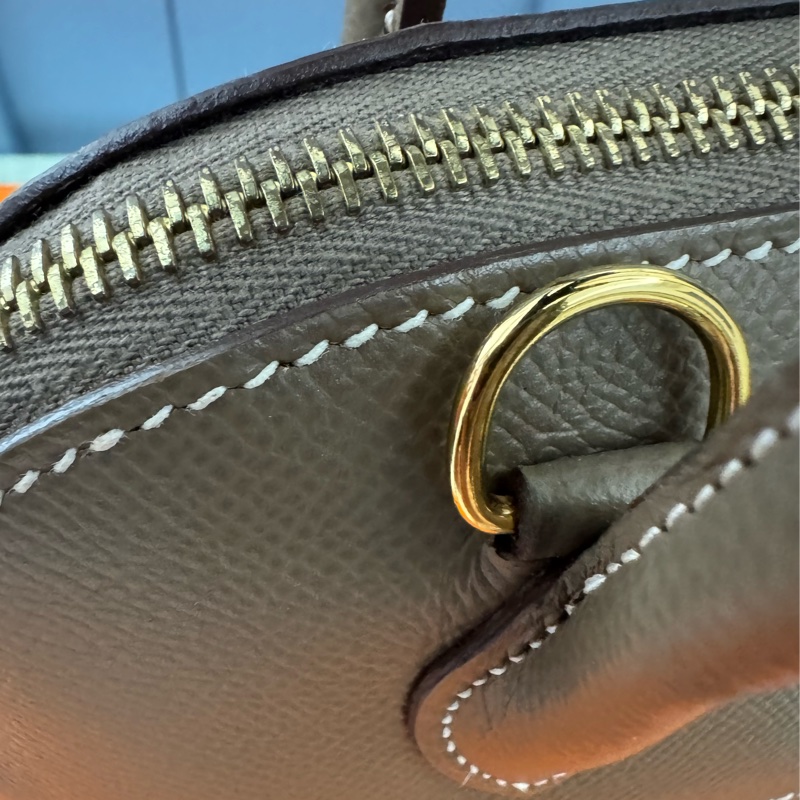 Hermes Bolide27大象灰金釦-33