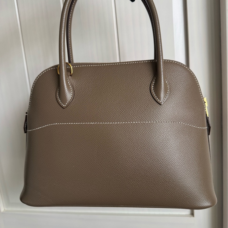 Hermes Bolide27大象灰金釦-44