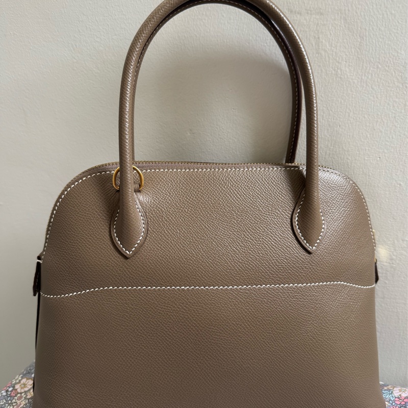 Hermes Bolide27大象灰金釦-21