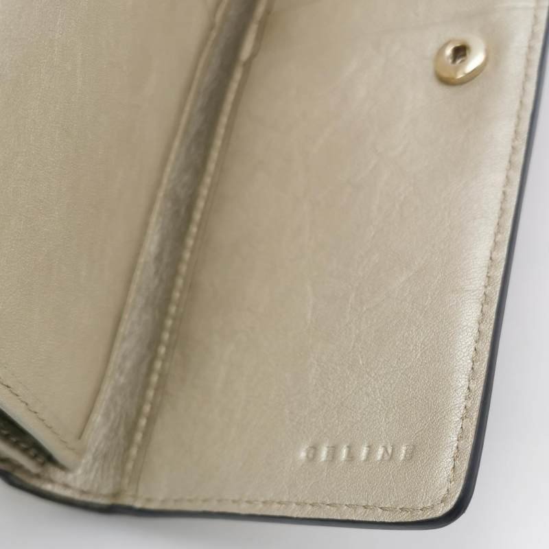 Celine牛皮純色字母Logo手提包-7