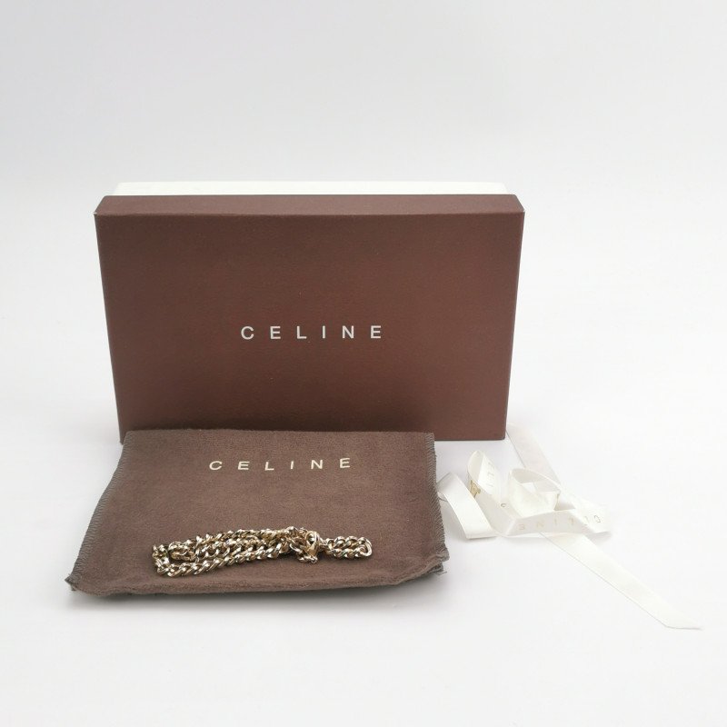 Celine牛皮純色字母Logo手提包-8