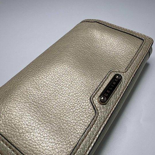 Celine牛皮純色字母Logo手提包-12