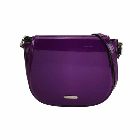 Burberry Prorsum牛皮純色銘牌logo斜挎包單肩包