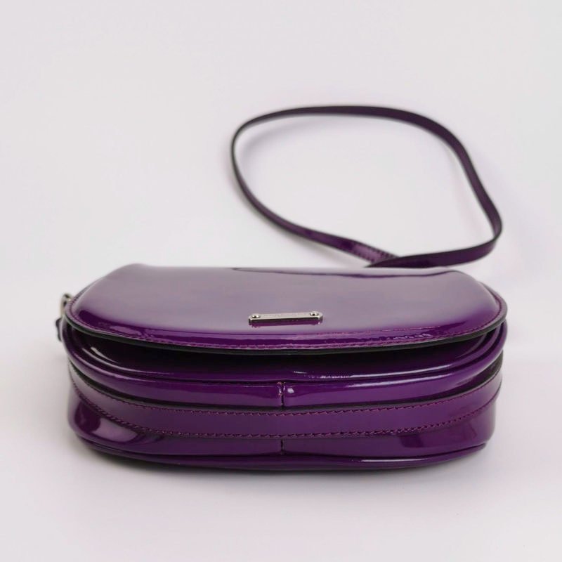 Burberry Prorsum牛皮純色銘牌logo斜挎包單肩包-5