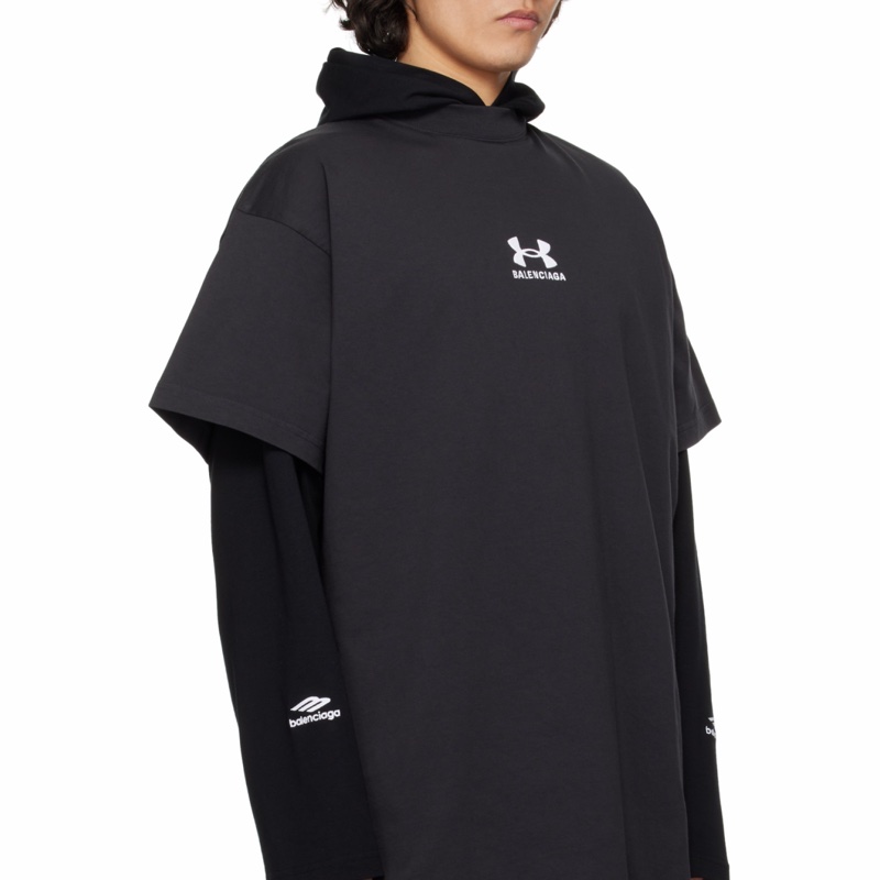 Balenciaga 男女同款 UNDER ARMOUR® 超大版型T恤1 2 3 4碼-1