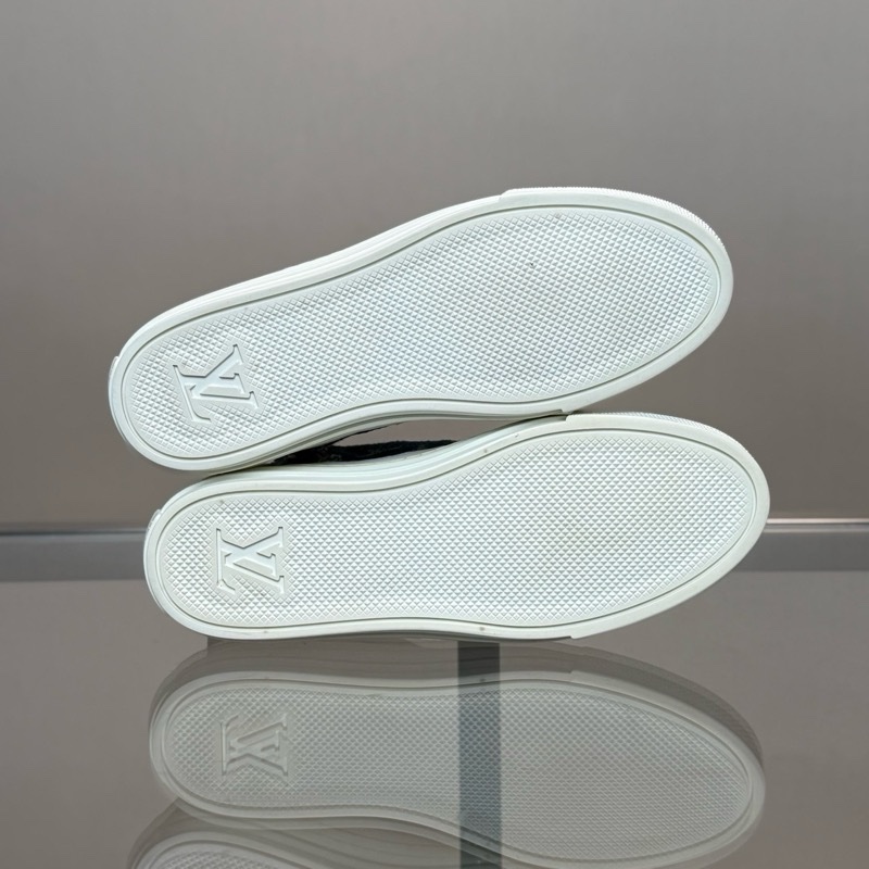 LOUIS VUITTON/路易威登 LV Stellar 牛仔藍 滿印老花高幫板鞋 尺碼/37-7