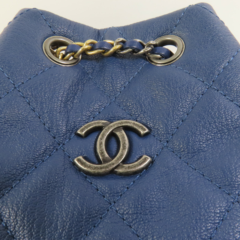 CHANEL 牛皮皮革Gabrielle Backpack背包-6