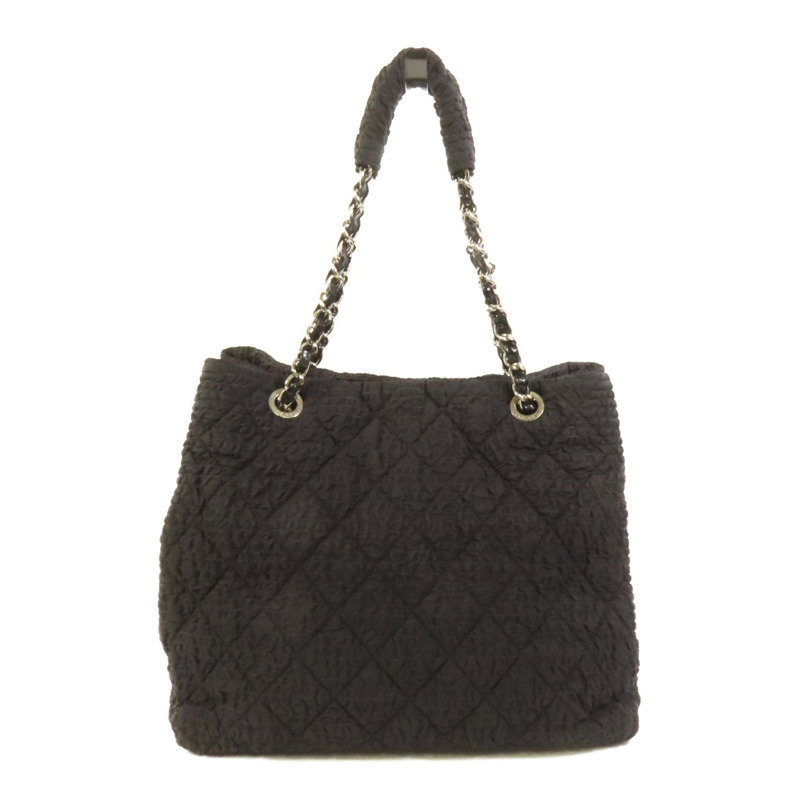 CHANEL 尼龍Pre-Owned 2009 CC銀扣手挽袋-1