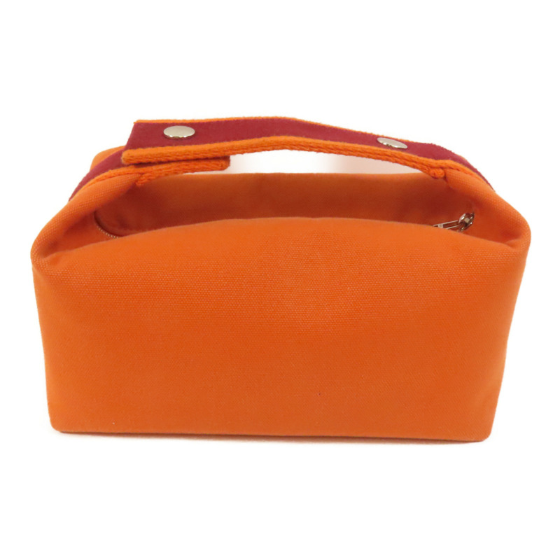 HERMES 帆布Bride A Brac銀扣手挽袋-1