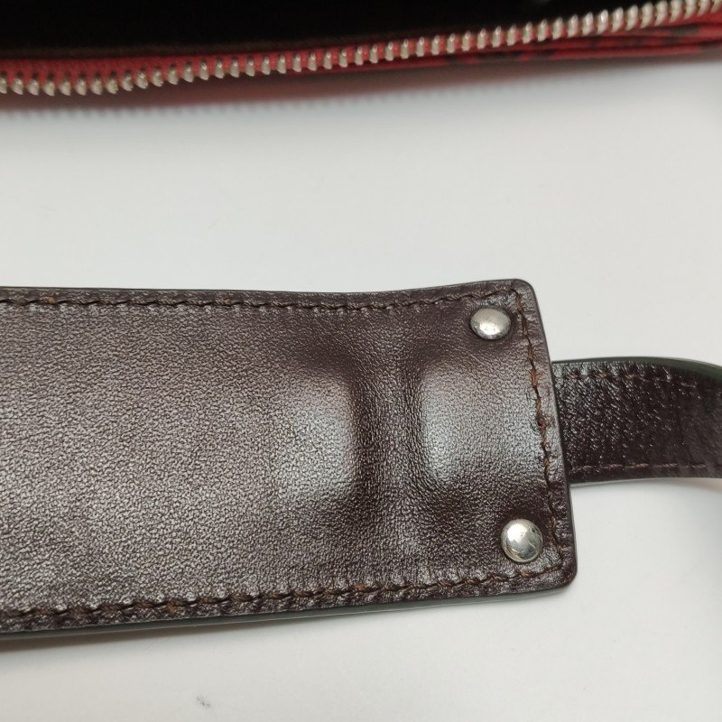 Loewe牛皮老花壓紋字母Logo字母包斜挎包單肩包-10