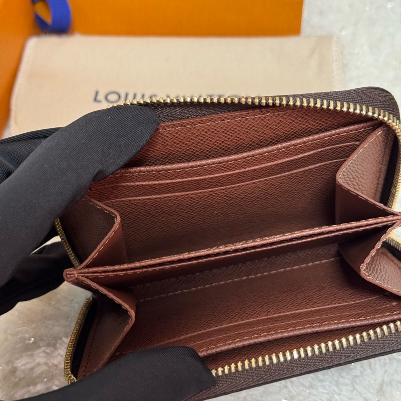 Louis Vuitton -LV M60067 經典老花 零錢卡包 短夾 -全新全配-6