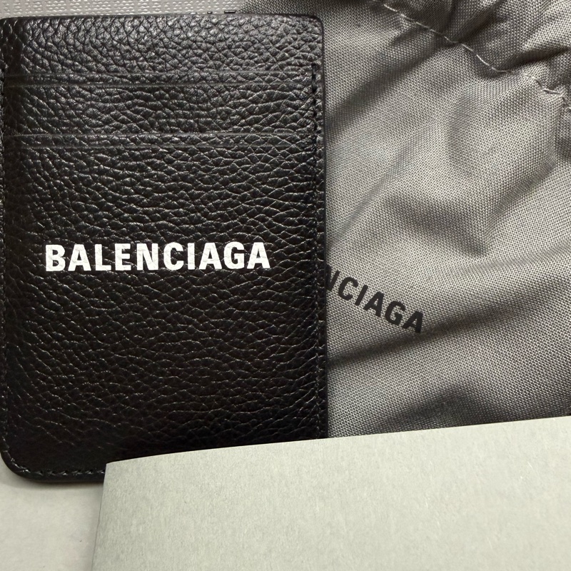 巴黎世家手機卡夾 balenciaga MagSafe 磁吸卡套黑色-1