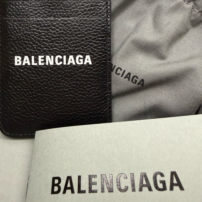 巴黎世家手機卡夾 balenciaga MagSafe 磁吸卡套黑色-5