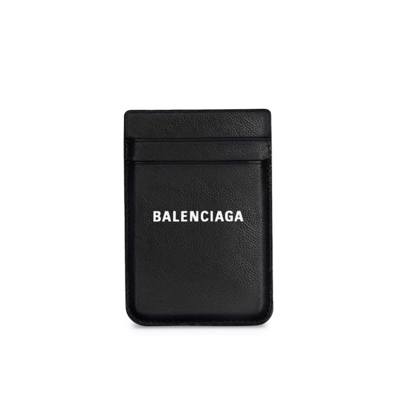 巴黎世家手機卡夾 balenciaga MagSafe 磁吸卡套黑色-8