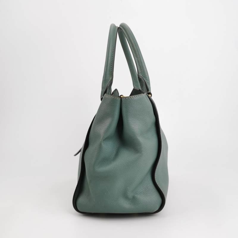 Burberry The Banner班納牛皮純色雙搭扣單肩包-2