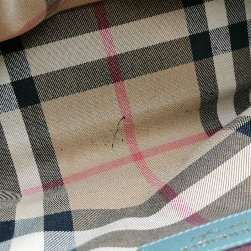 Burberry The Banner班納牛皮純色雙搭扣單肩包-8