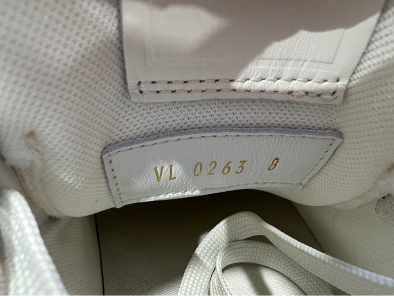 路易威登/Louis Vuitton 橙色蘇富比棋盤格 低幫板鞋 男款 牛皮革EU42碼-3