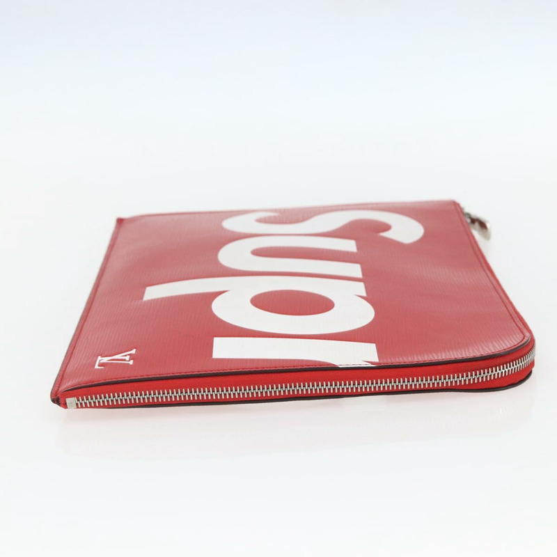 【日本直送】路易威登 Epi Supreme Pochette Jules GM 手袋 紅色 白色 M67722 LV 正品 158916M-4