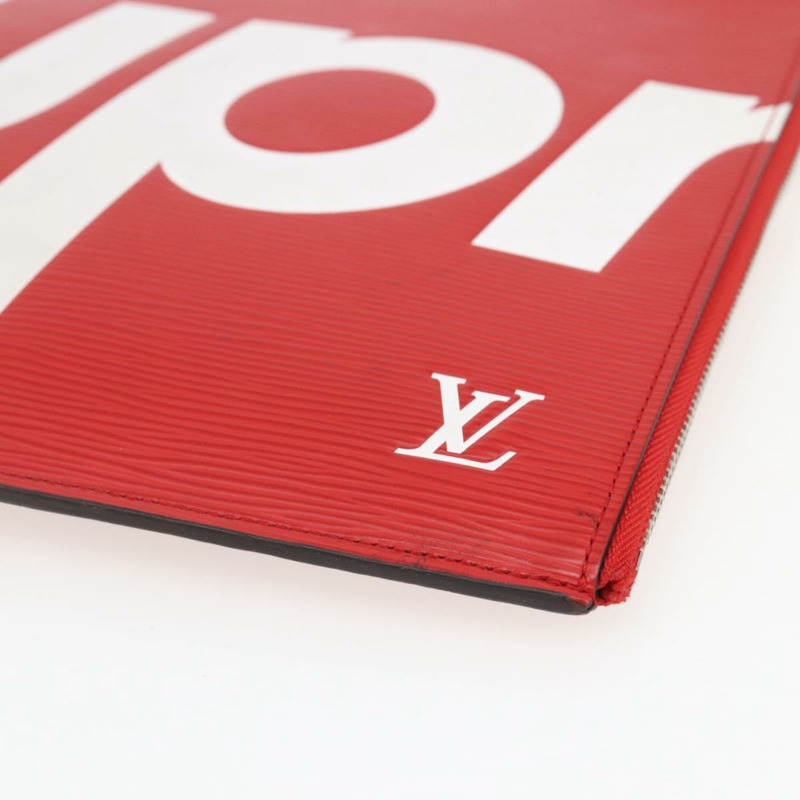 【日本直送】路易威登 Epi Supreme Pochette Jules GM 手袋 紅色 白色 M67722 LV 正品 158916M-7